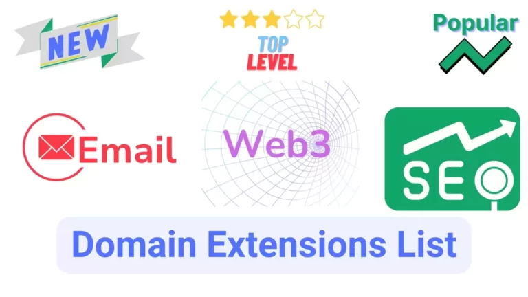 Domain Extensions List - In the Depth
