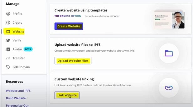 create-a-website-with-unstoppable-domains