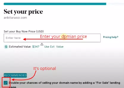 set-your-domain-name-selling-price