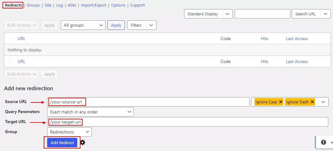 adding-new-redirection-inredirection-wordpress-plugin