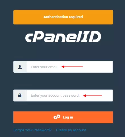 cPanel-login-page