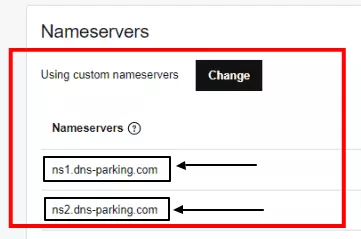 go-daddy-domain-name-parking-nameserves