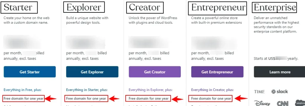 WordPress-com-Plans-with-free-doman-for-one-year
